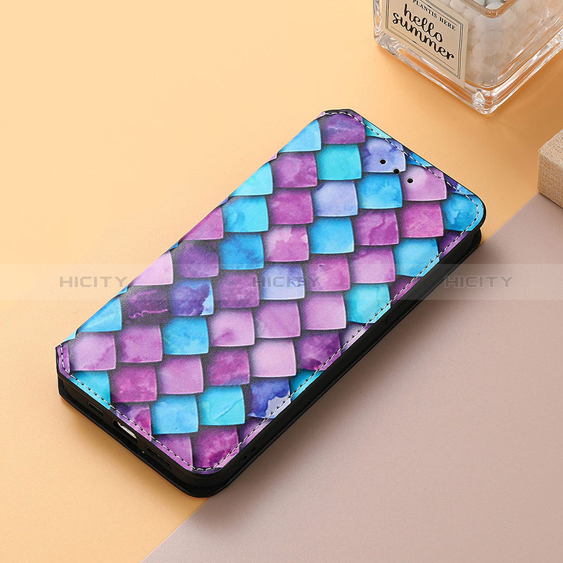 Funda de Cuero Cartera con Soporte Patron de Moda Carcasa S06D para Huawei Honor X30i