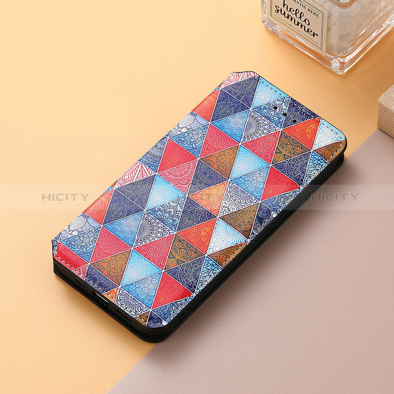 Funda de Cuero Cartera con Soporte Patron de Moda Carcasa S06D para Huawei Honor X30i