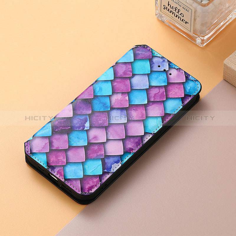 Funda de Cuero Cartera con Soporte Patron de Moda Carcasa S06D para Huawei Honor X7