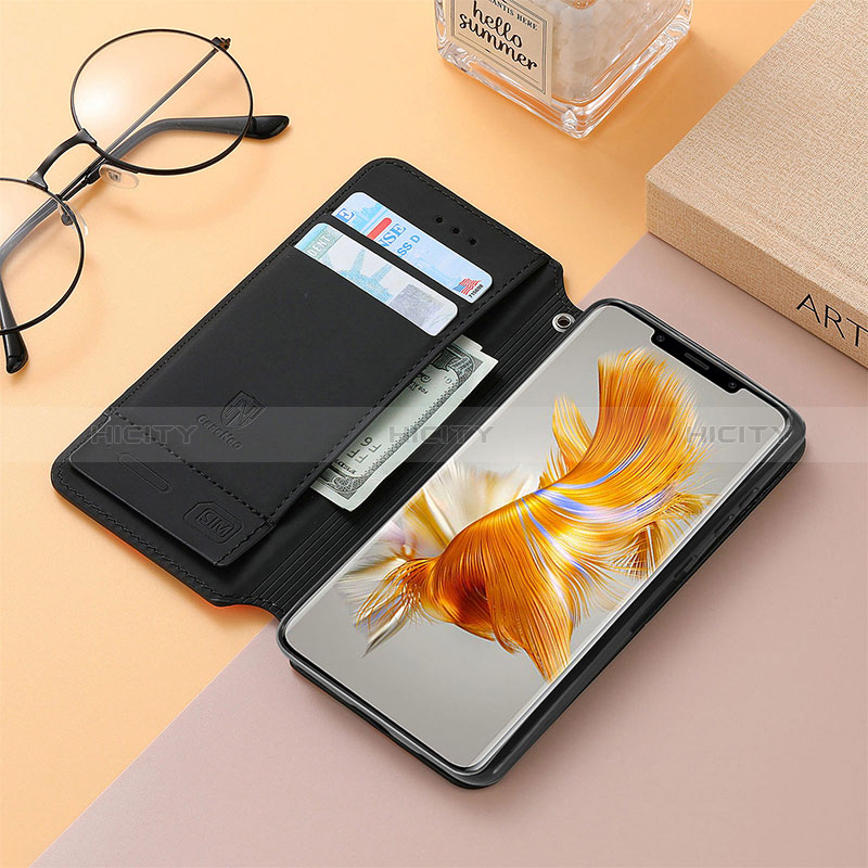 Funda de Cuero Cartera con Soporte Patron de Moda Carcasa S06D para Huawei Mate 50 Pro