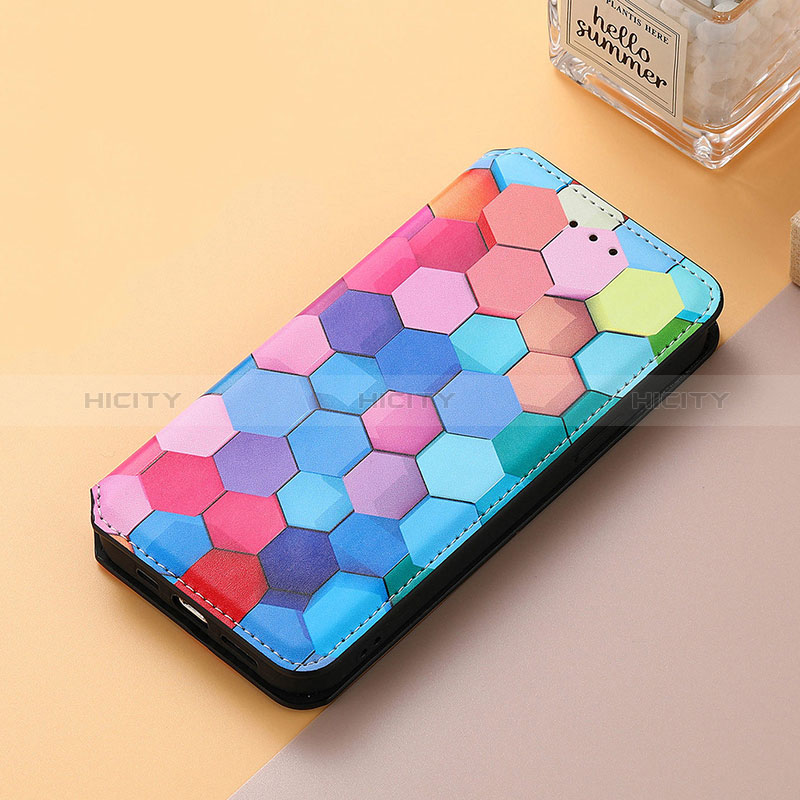 Funda de Cuero Cartera con Soporte Patron de Moda Carcasa S06D para Huawei Mate 50 Pro