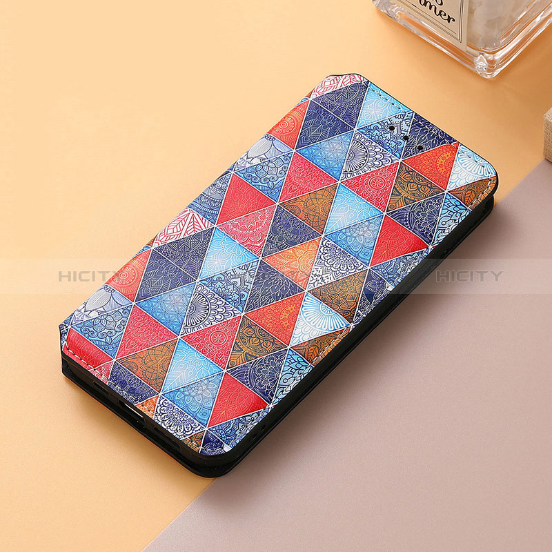 Funda de Cuero Cartera con Soporte Patron de Moda Carcasa S06D para Huawei Nova 10