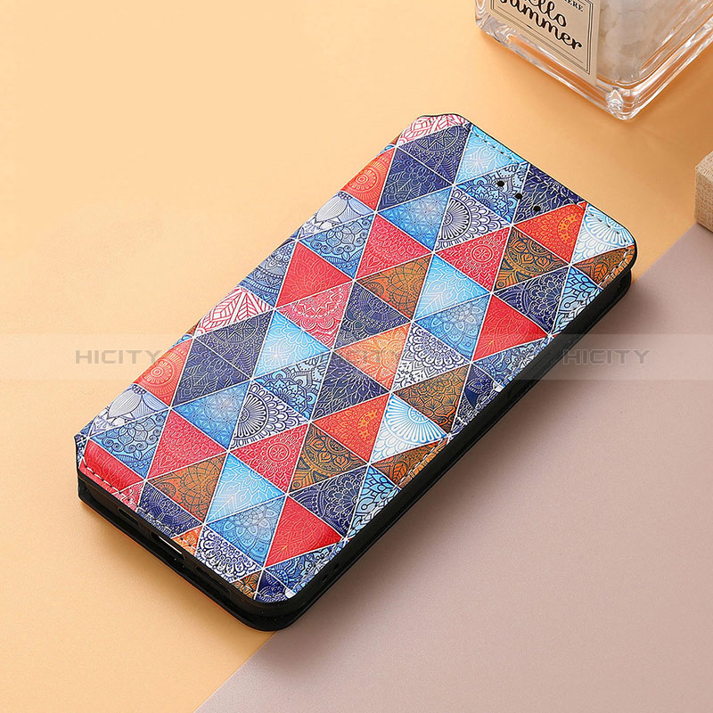 Funda de Cuero Cartera con Soporte Patron de Moda Carcasa S06D para Huawei Nova 10 SE