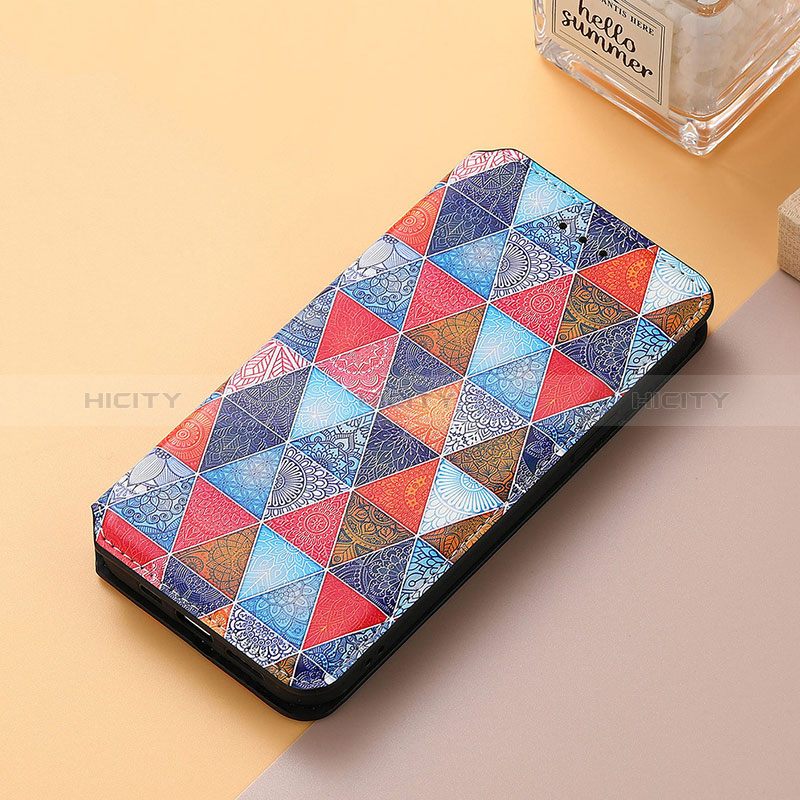 Funda de Cuero Cartera con Soporte Patron de Moda Carcasa S06D para Huawei Nova 9