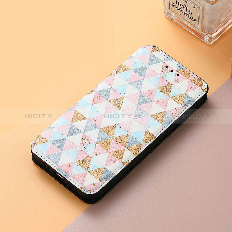 Funda de Cuero Cartera con Soporte Patron de Moda Carcasa S06D para Huawei Nova Y61