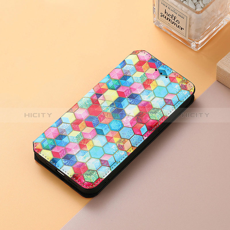 Funda de Cuero Cartera con Soporte Patron de Moda Carcasa S06D para Huawei Nova Y90