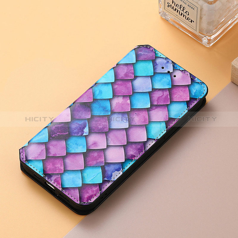 Funda de Cuero Cartera con Soporte Patron de Moda Carcasa S06D para Huawei P50