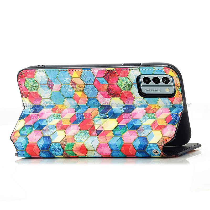 Funda de Cuero Cartera con Soporte Patron de Moda Carcasa S06D para Nokia G22