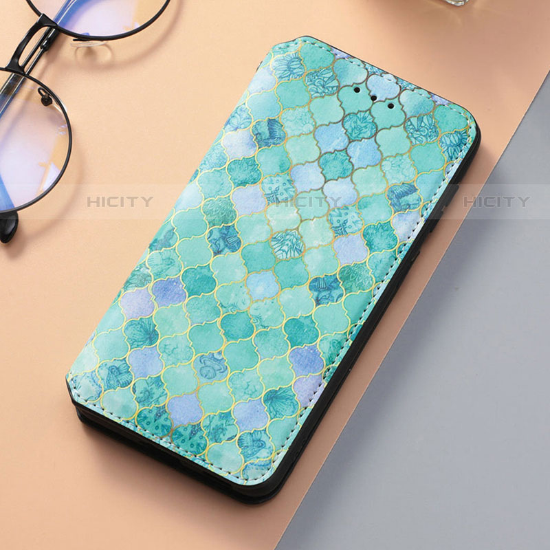 Funda de Cuero Cartera con Soporte Patron de Moda Carcasa S06D para Samsung Galaxy S21 Plus 5G