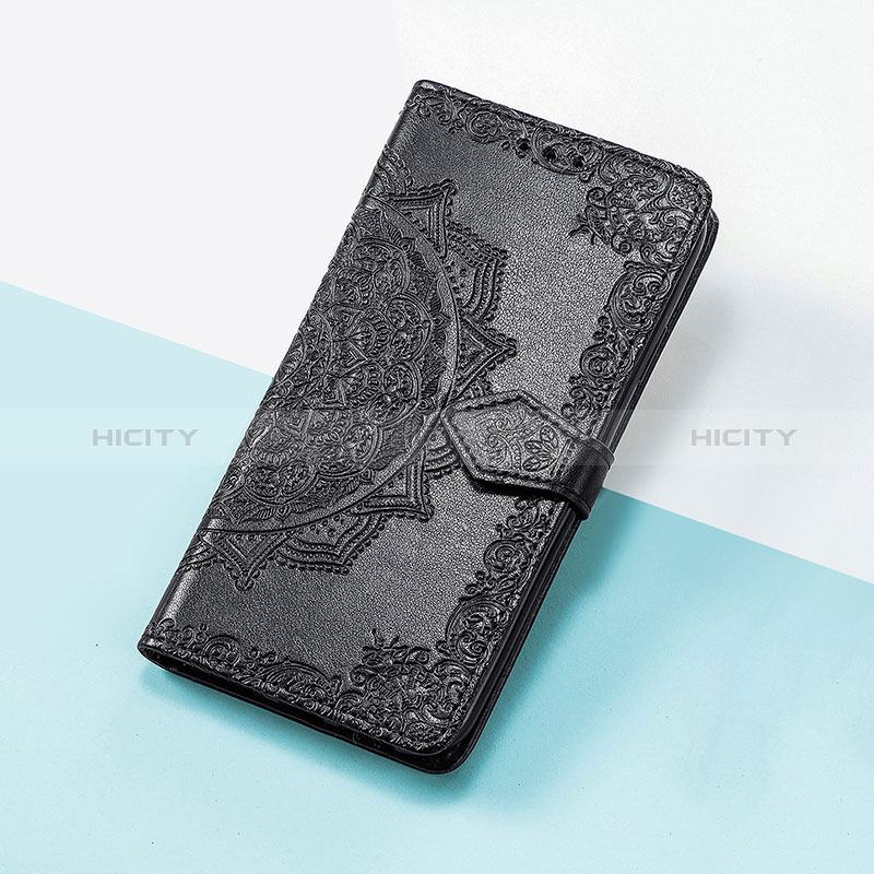 Funda de Cuero Cartera con Soporte Patron de Moda Carcasa S07D para Asus ROG Phone 7 Pro Negro