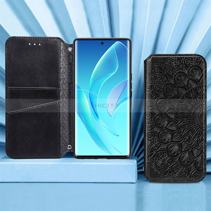 Funda de Cuero Cartera con Soporte Patron de Moda Carcasa S07D para Huawei Honor 60 Pro 5G