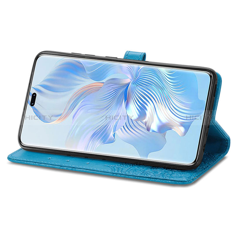 Funda de Cuero Cartera con Soporte Patron de Moda Carcasa S07D para Huawei Honor 80 Pro 5G