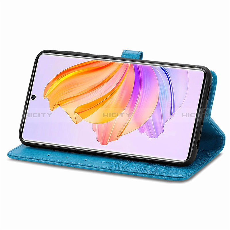 Funda de Cuero Cartera con Soporte Patron de Moda Carcasa S07D para Huawei Honor 80 SE 5G