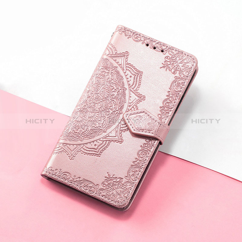 Funda de Cuero Cartera con Soporte Patron de Moda Carcasa S07D para Huawei Honor Magic3 Pro 5G Oro Rosa