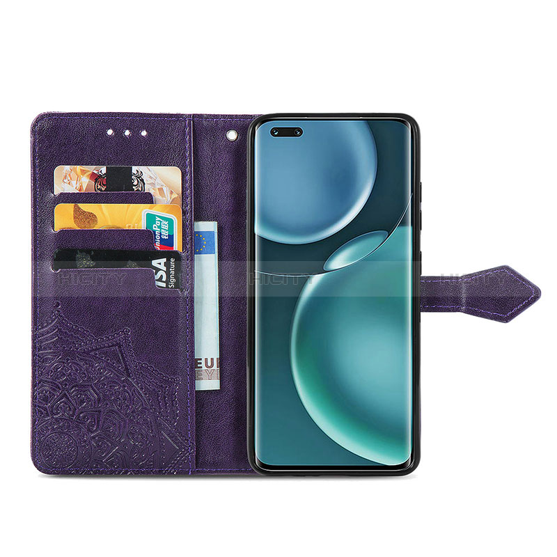 Funda de Cuero Cartera con Soporte Patron de Moda Carcasa S07D para Huawei Honor Magic4 Pro 5G