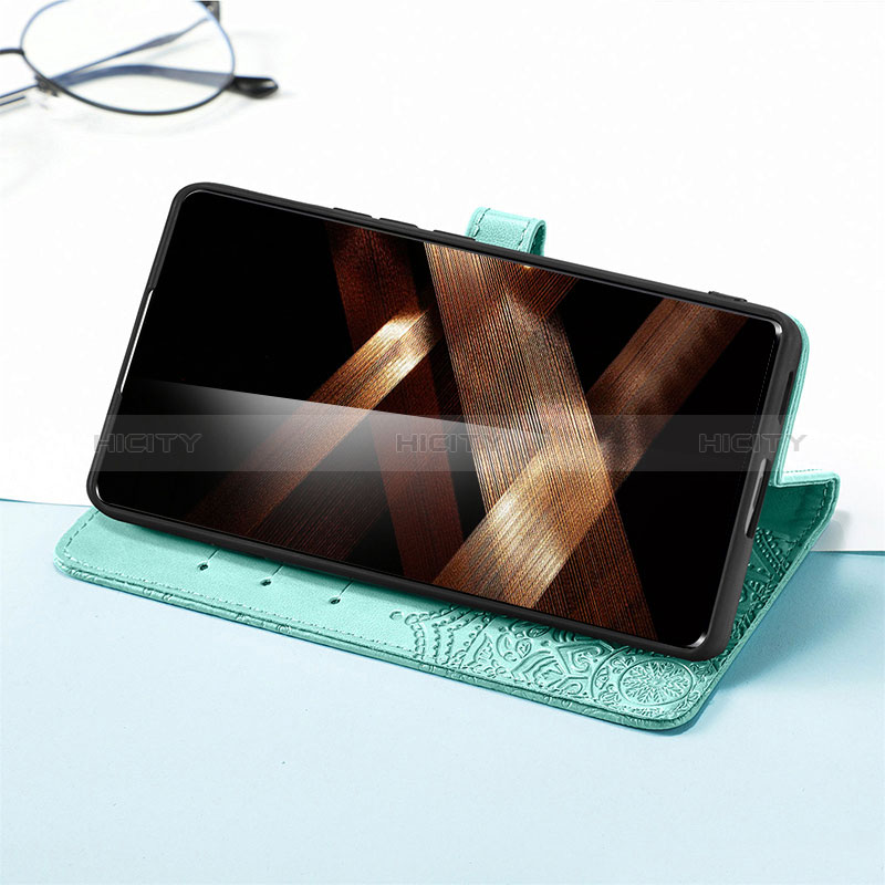 Funda de Cuero Cartera con Soporte Patron de Moda Carcasa S07D para Huawei Honor X7b