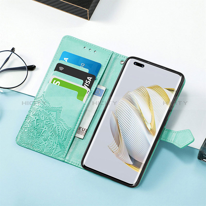 Funda de Cuero Cartera con Soporte Patron de Moda Carcasa S07D para Huawei Nova 10 Pro