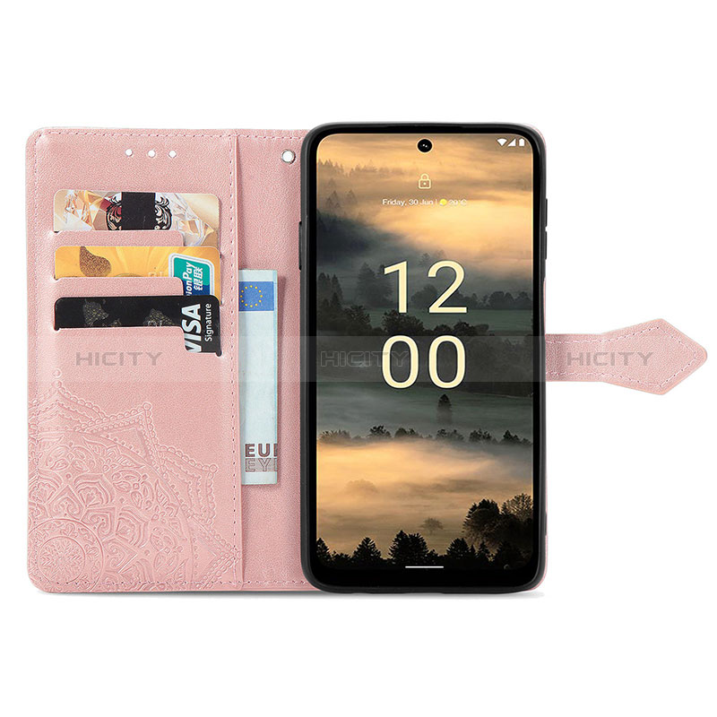 Funda de Cuero Cartera con Soporte Patron de Moda Carcasa S07D para Nokia XR21