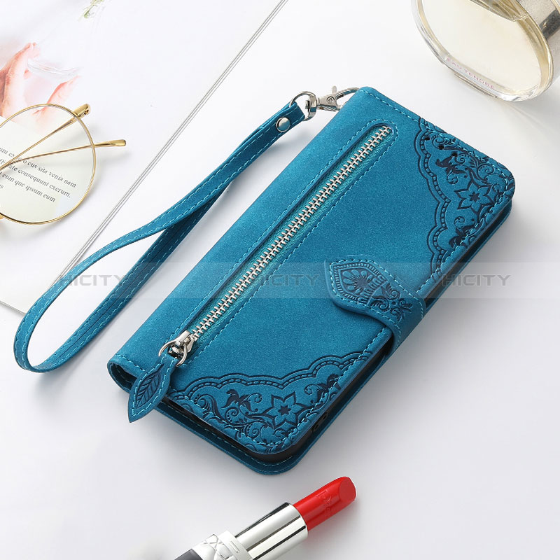 Funda de Cuero Cartera con Soporte Patron de Moda Carcasa S07D para Samsung Galaxy S24 5G