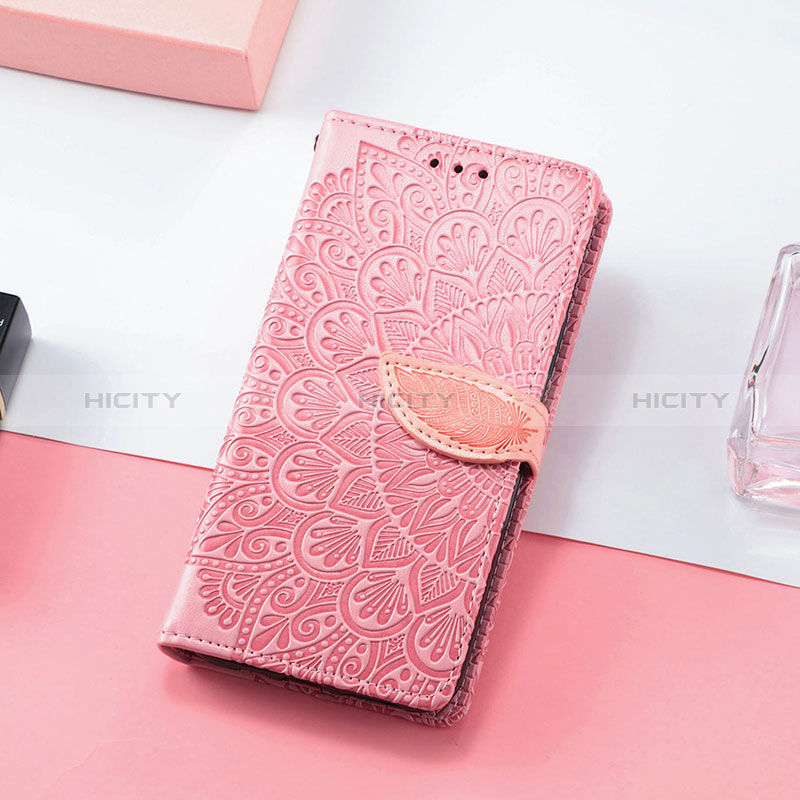 Funda de Cuero Cartera con Soporte Patron de Moda Carcasa S08D para Huawei Honor 60 SE 5G