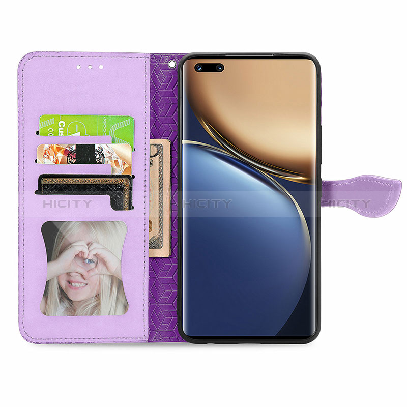 Funda de Cuero Cartera con Soporte Patron de Moda Carcasa S08D para Huawei Honor Magic3 5G