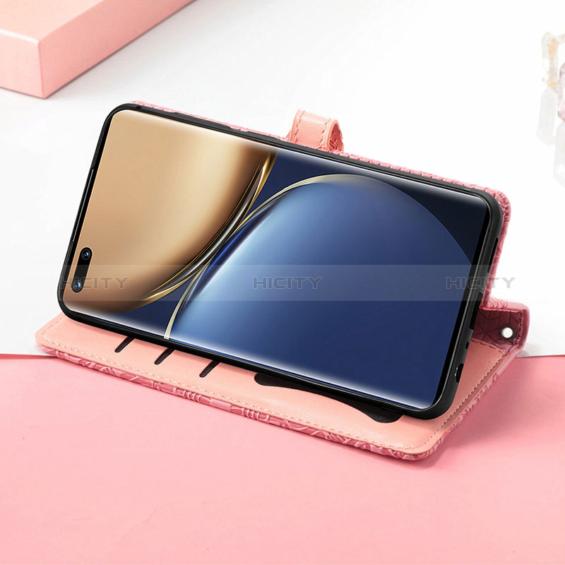 Funda de Cuero Cartera con Soporte Patron de Moda Carcasa S08D para Huawei Honor Magic3 Pro 5G