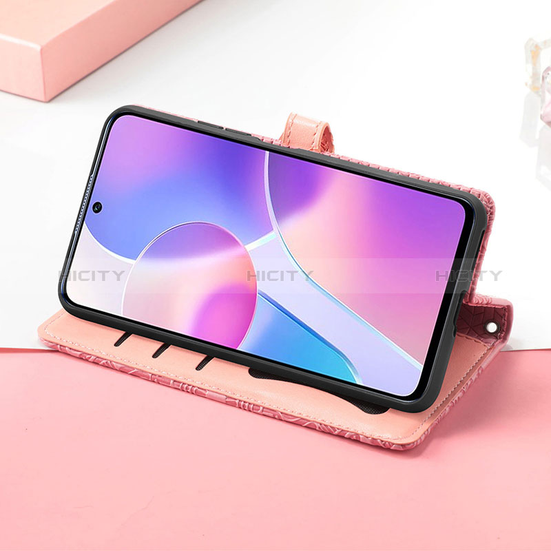 Funda de Cuero Cartera con Soporte Patron de Moda Carcasa S08D para Huawei Honor X30i