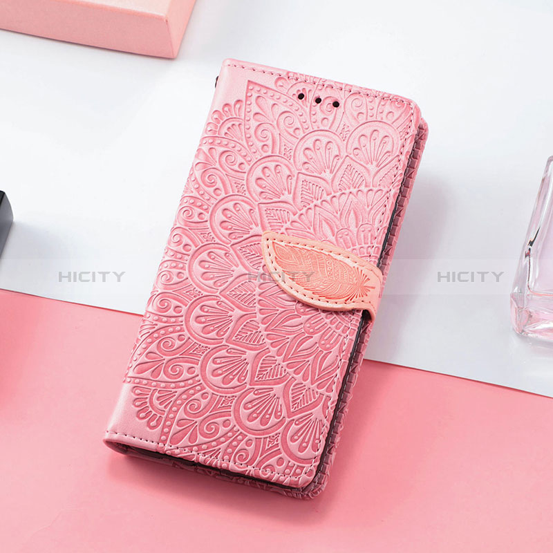 Funda de Cuero Cartera con Soporte Patron de Moda Carcasa S08D para Huawei P40 Lite E