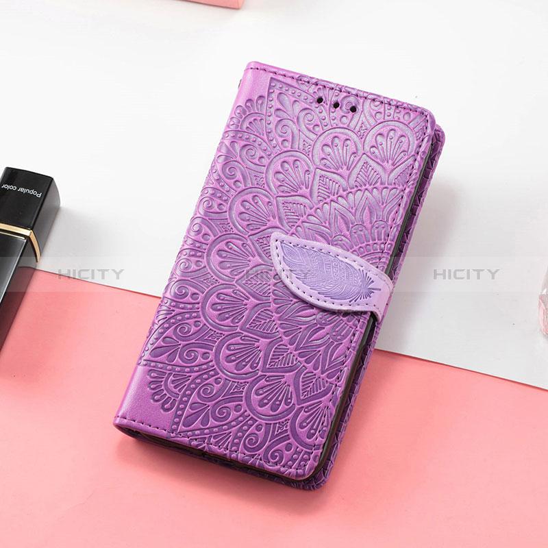 Funda de Cuero Cartera con Soporte Patron de Moda Carcasa S08D para Huawei P40 Lite E