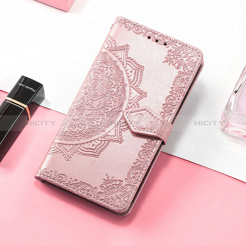 Funda de Cuero Cartera con Soporte Patron de Moda Carcasa S09D para Huawei Honor 60 5G