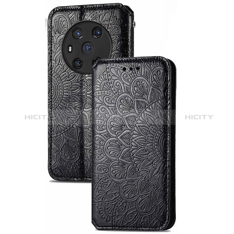 Funda de Cuero Cartera con Soporte Patron de Moda Carcasa S09D para Huawei Honor Magic3 5G