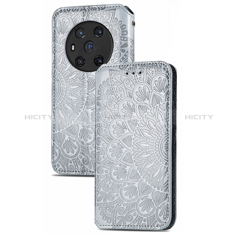 Funda de Cuero Cartera con Soporte Patron de Moda Carcasa S09D para Huawei Honor Magic3 5G