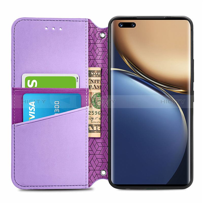 Funda de Cuero Cartera con Soporte Patron de Moda Carcasa S09D para Huawei Honor Magic3 Pro 5G