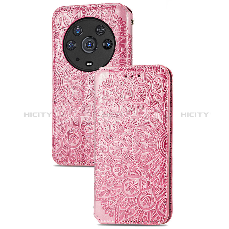 Funda de Cuero Cartera con Soporte Patron de Moda Carcasa S09D para Huawei Honor Magic3 Pro 5G