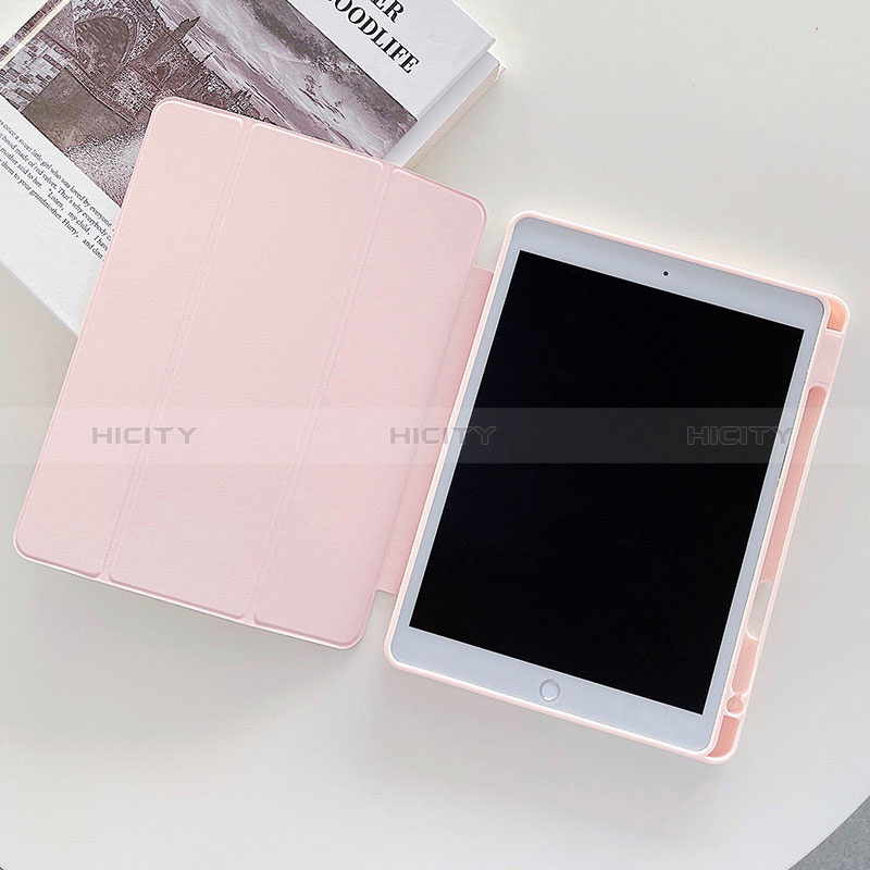 Funda de Cuero Cartera con Soporte Patron de Moda Carcasa XH1 para Apple iPad 10.2 (2019) Rosa