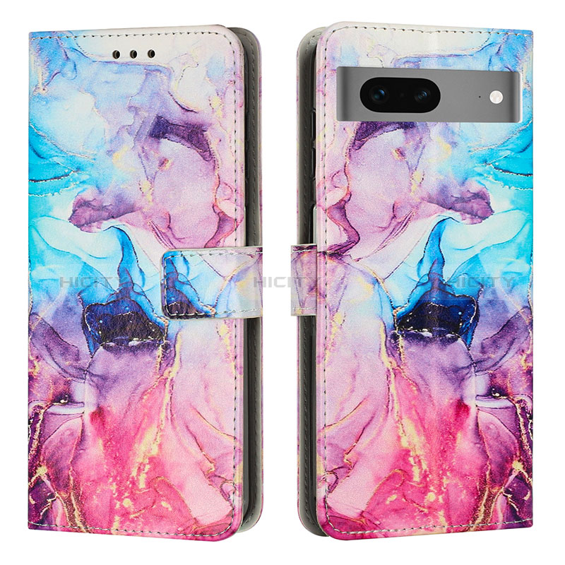 Funda de Cuero Cartera con Soporte Patron de Moda Carcasa Y01X para Google Pixel 7 5G