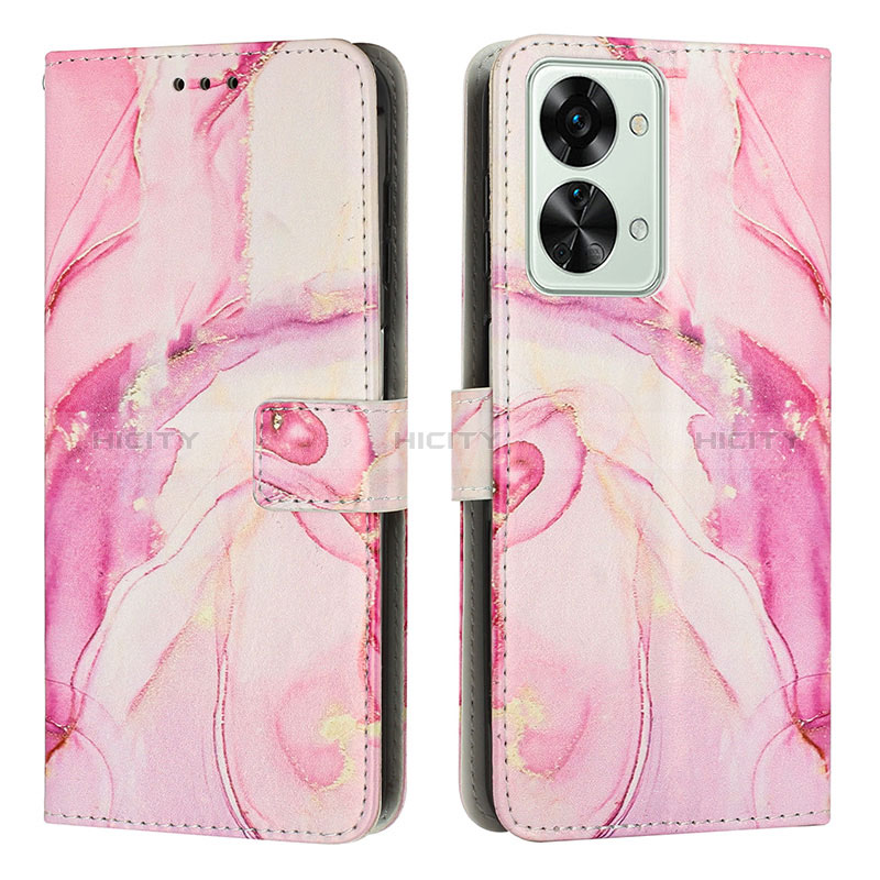 Funda de Cuero Cartera con Soporte Patron de Moda Carcasa Y01X para OnePlus Nord 2T 5G