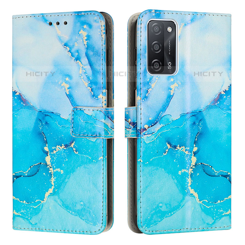 Funda de Cuero Cartera con Soporte Patron de Moda Carcasa Y01X para Oppo A55 5G