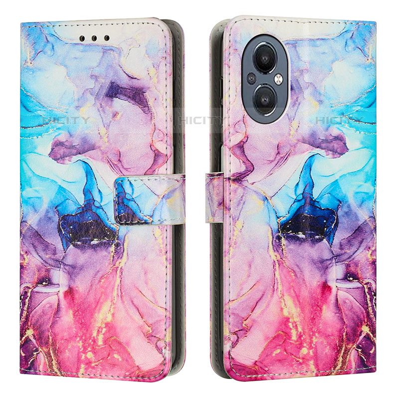 Funda de Cuero Cartera con Soporte Patron de Moda Carcasa Y01X para Oppo F21 Pro 5G Multicolor