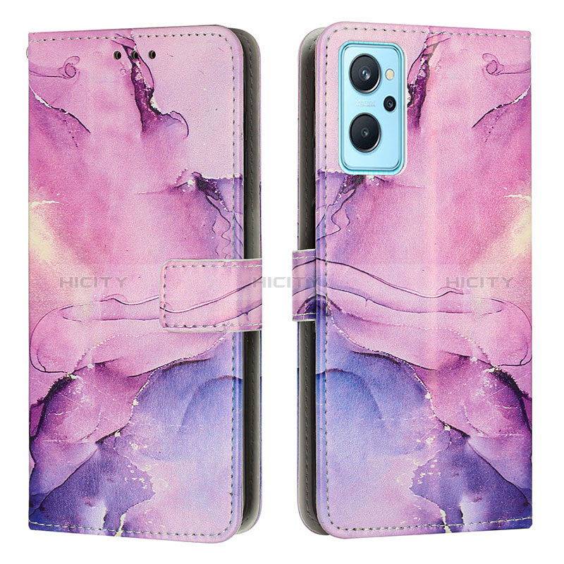 Funda de Cuero Cartera con Soporte Patron de Moda Carcasa Y01X para Realme 10T 5G