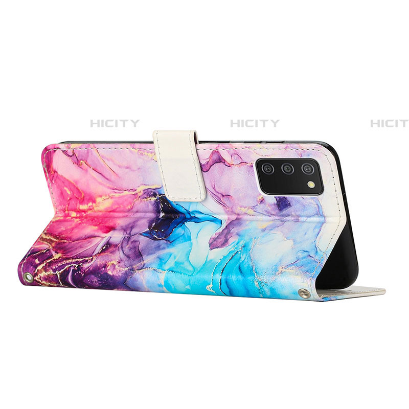 Funda de Cuero Cartera con Soporte Patron de Moda Carcasa Y01X para Samsung Galaxy A03s