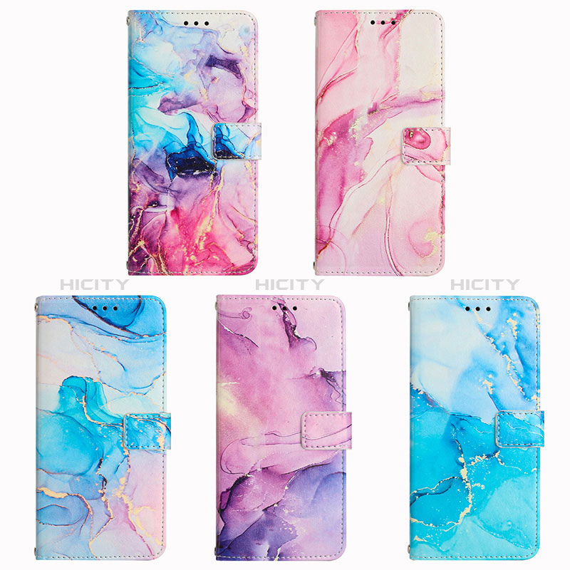 Funda de Cuero Cartera con Soporte Patron de Moda Carcasa Y01X para Samsung Galaxy A12