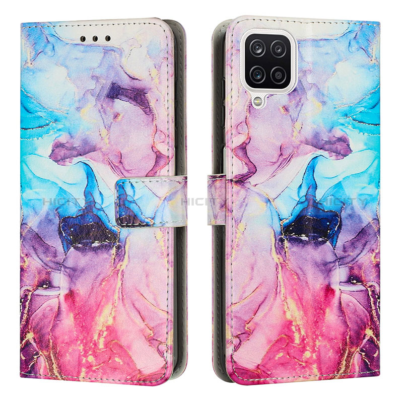 Funda de Cuero Cartera con Soporte Patron de Moda Carcasa Y01X para Samsung Galaxy A12 Nacho