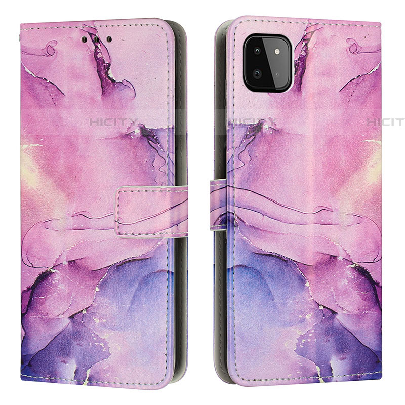 Funda de Cuero Cartera con Soporte Patron de Moda Carcasa Y01X para Samsung Galaxy F42 5G