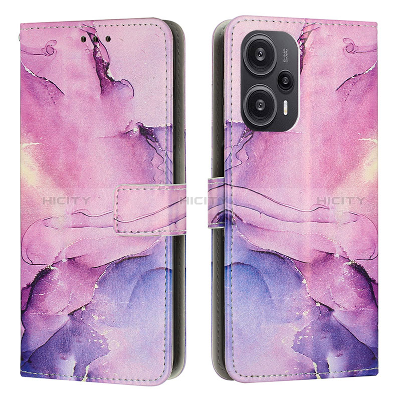 Funda de Cuero Cartera con Soporte Patron de Moda Carcasa Y01X para Xiaomi Poco F5 5G