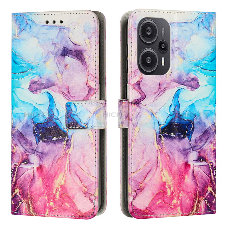 Funda de Cuero Cartera con Soporte Patron de Moda Carcasa Y01X para Xiaomi Poco F5 5G