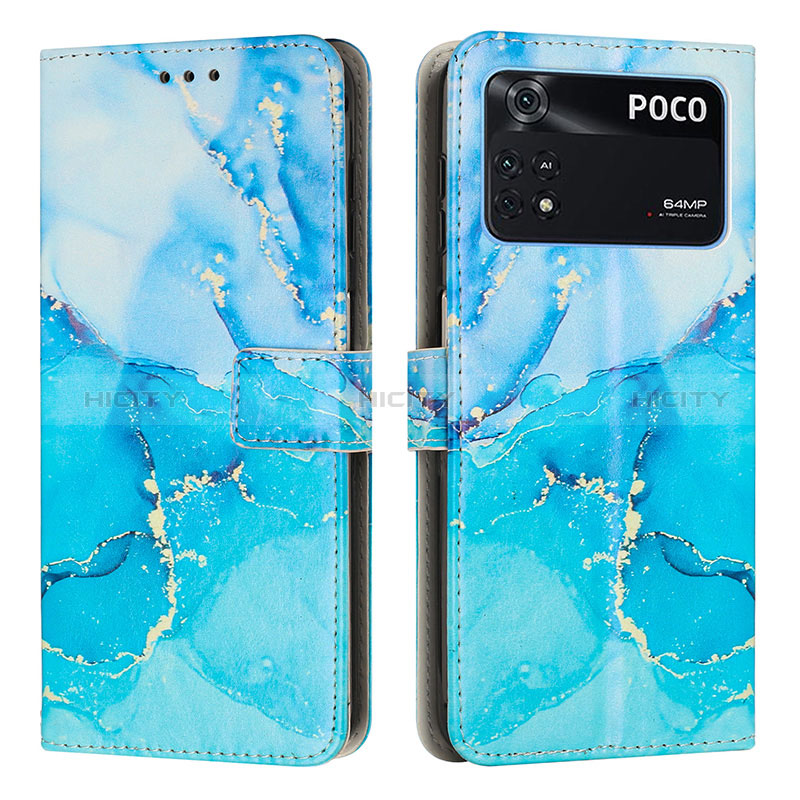 Funda de Cuero Cartera con Soporte Patron de Moda Carcasa Y01X para Xiaomi Poco M4 Pro 4G