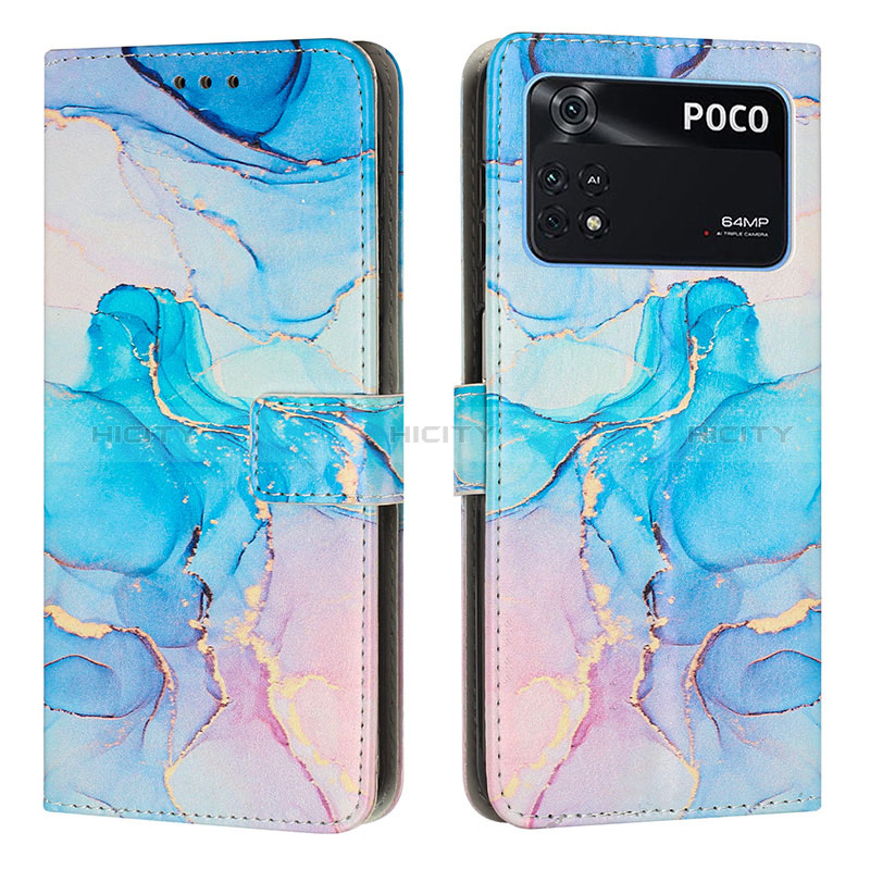 Funda de Cuero Cartera con Soporte Patron de Moda Carcasa Y01X para Xiaomi Poco M4 Pro 4G