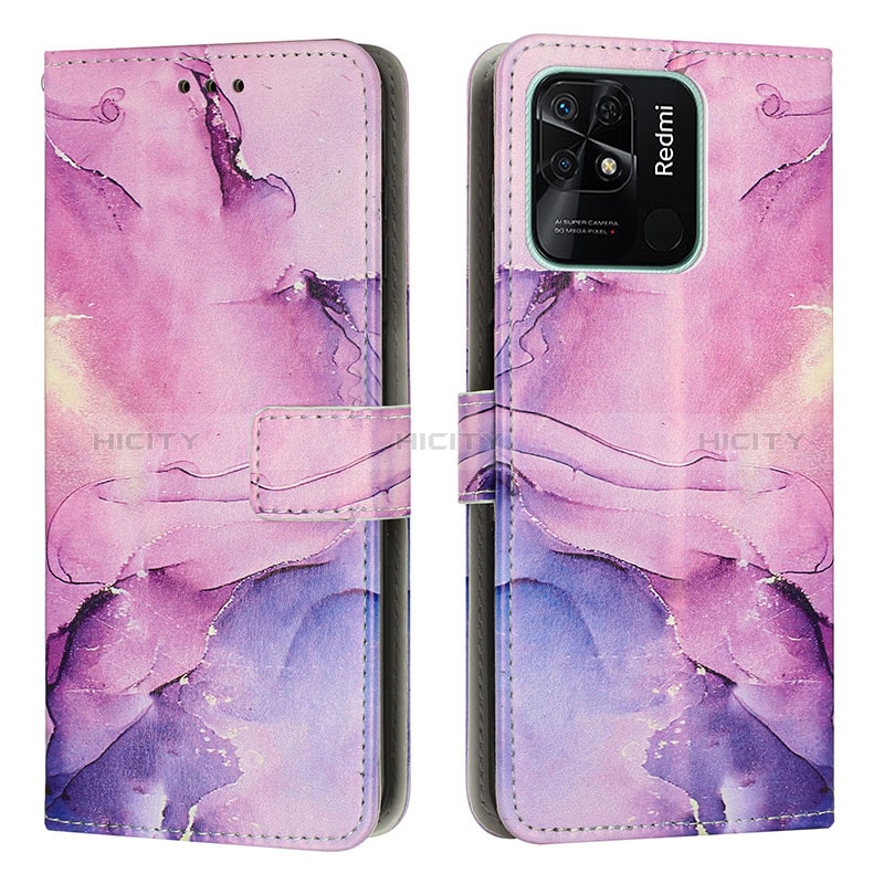 Funda de Cuero Cartera con Soporte Patron de Moda Carcasa Y01X para Xiaomi Redmi 10 Power