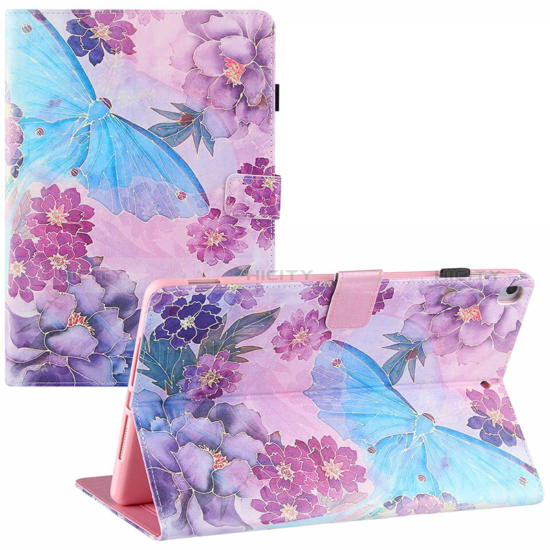 Funda de Cuero Cartera con Soporte Patron de Moda Carcasa Y02B para Apple iPad 10.2 (2021) Multicolor